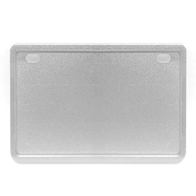 Double-layer motorcycle license plate frame aluminum License plate holder/license plate holder - silver-oxide