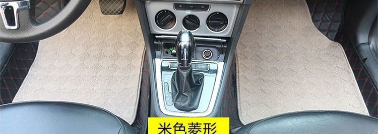 Car mat for cleaning, anti-slip, anti-dirt, easy to clean, full protection mat, TPE wrap-around mat, suitable for cars, with a velvet surface