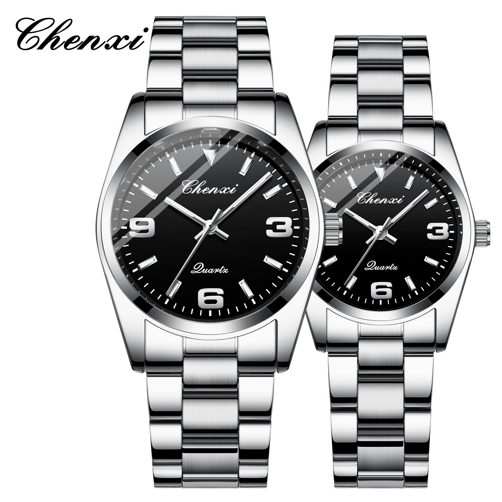 Dawn CHENXI couple watch wholesale men's watch women's watch luminous waterproof watch couple watch