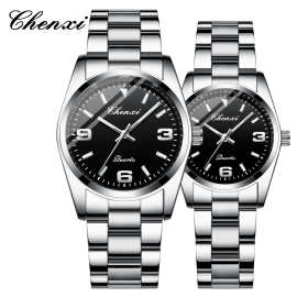 晨曦CHENXI情侣手表批发男士手表女士手表夜光防水表couple watch