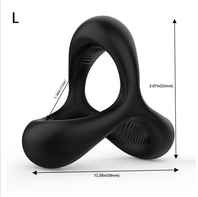 困難獣アマゾン対外貿易男性双環鎖精環軟膏陰茎環男性用延長環情緒成人用品