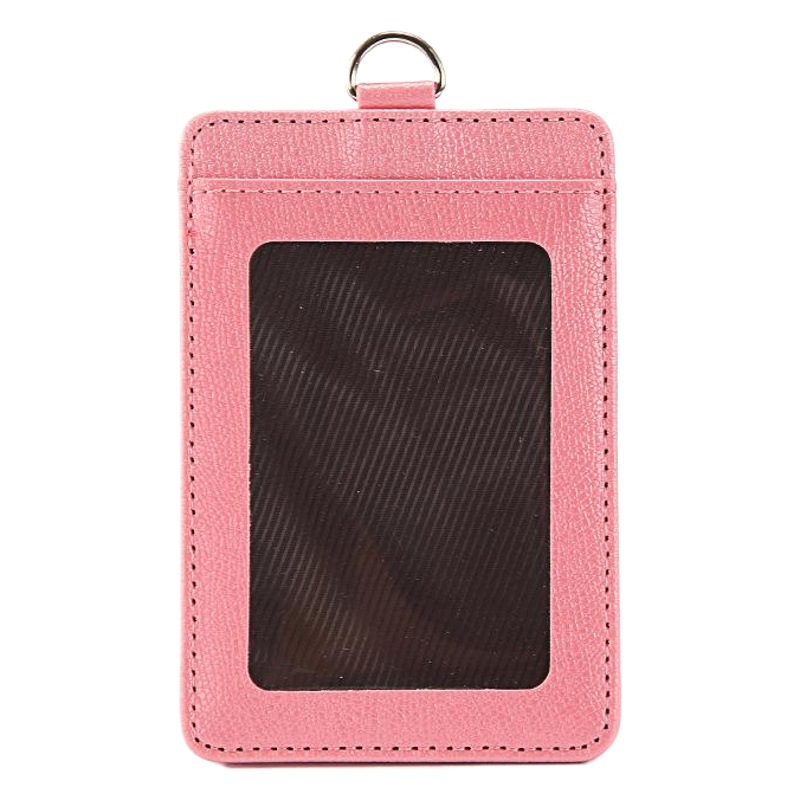 Fábrica al por mayor titular de la tarjeta de Trabajo de La PU imitación de cuero Tarjeta de Identificación estudiante insignia titular de la tarjeta de trabajo