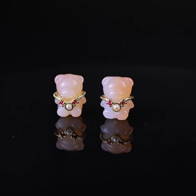 Jewelry Accessories Bracelet Spacer Beads – Zərgərlik ara hissələri - bear-14x12mm