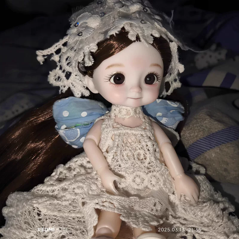 Милая кукла для переодевания, игрушка, 17 см, 3D