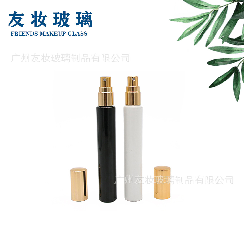 工厂现货批发10ml细长13牙小香水微喷瓶圆形方形精品推荐