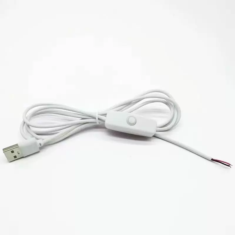 501开关线USB5V低压灯具控制器1A调光线LED台灯小夜灯按钮电源线