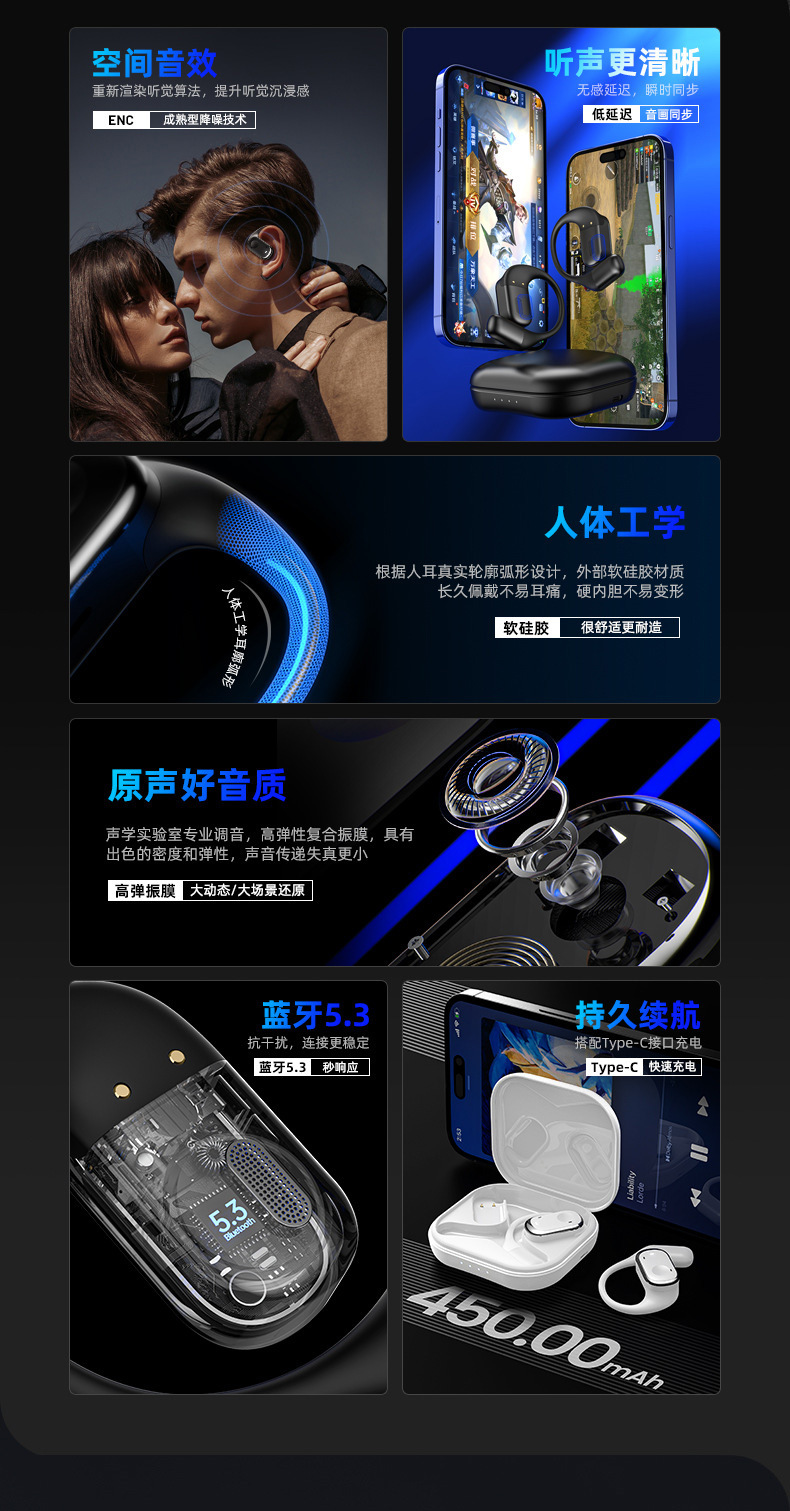 The 2025 new model Y30 translation headphones feature real-time simultaneous video call translation in multiple languages via Bluetooth, a new cross-border model undefined