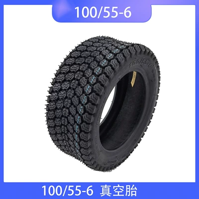 100/55-6 Tubeless Tire Thickened and Widened 10-inch Electric Scooter Accessories 100/55-6 Lawn Mower Tire (Elektrikli avtomobil şinləri)