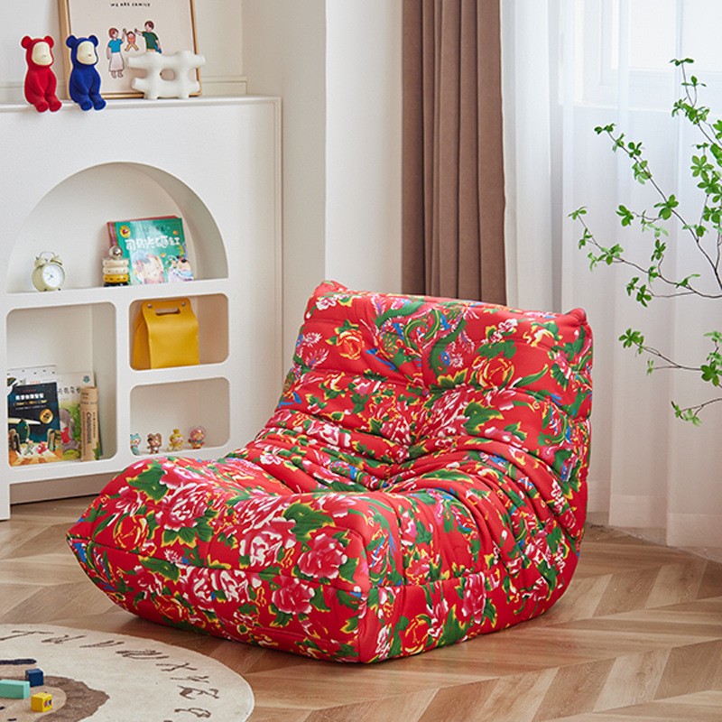 Factoria directa oruga red red sofá perezoso puede acostarse dormir balcón dormitorio solo sofá tatami in