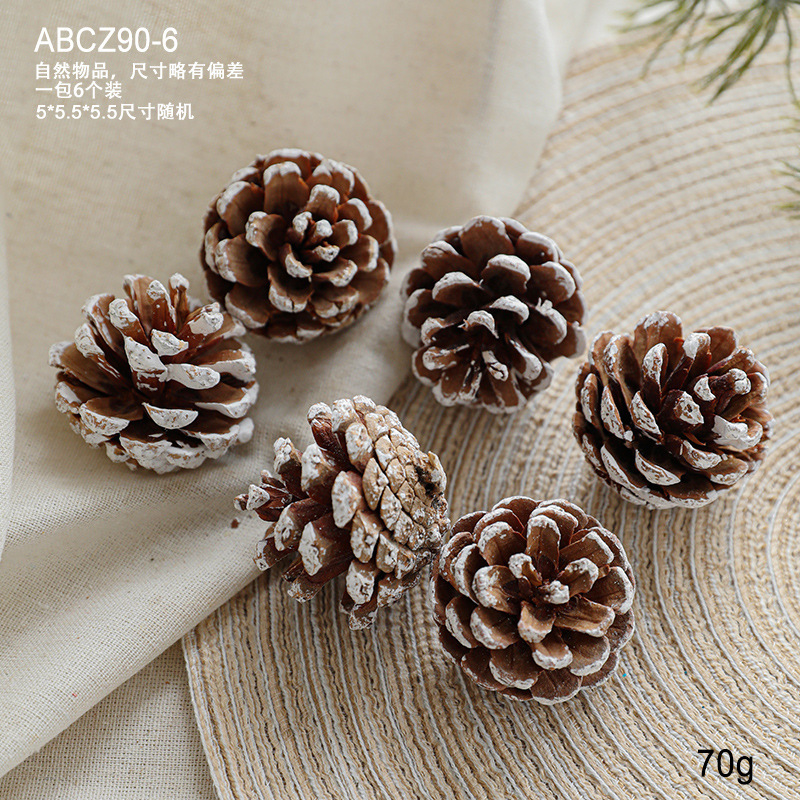 クリスマスシーン装飾用品天然松ぼっくりログ植物ドライフルーツドライ素材雰囲気装飾小道具ドライフラワー|undefined