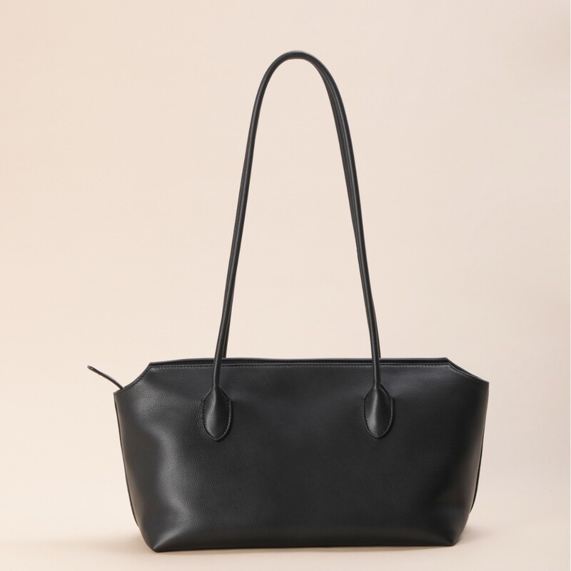 Thousand-Yuan-Level Tr Long-Handle Bag, Jennie's Same Style Genuine Leather Underarm Bag, Versatile Large-Capacity Tote Bag, Handbag for Women