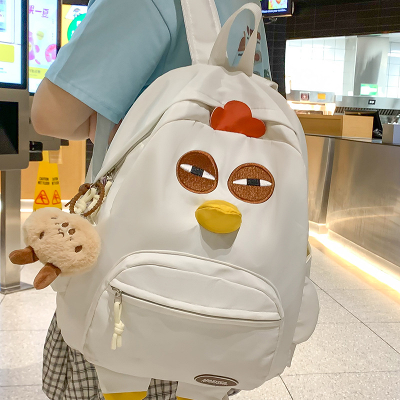 Linda mochila de dibujos animados nueva mochila para estudiantes de secundaria y preparatoria mochila para estudiantes de viaje de gran capacidad para estudiantes universitarios al por mayor