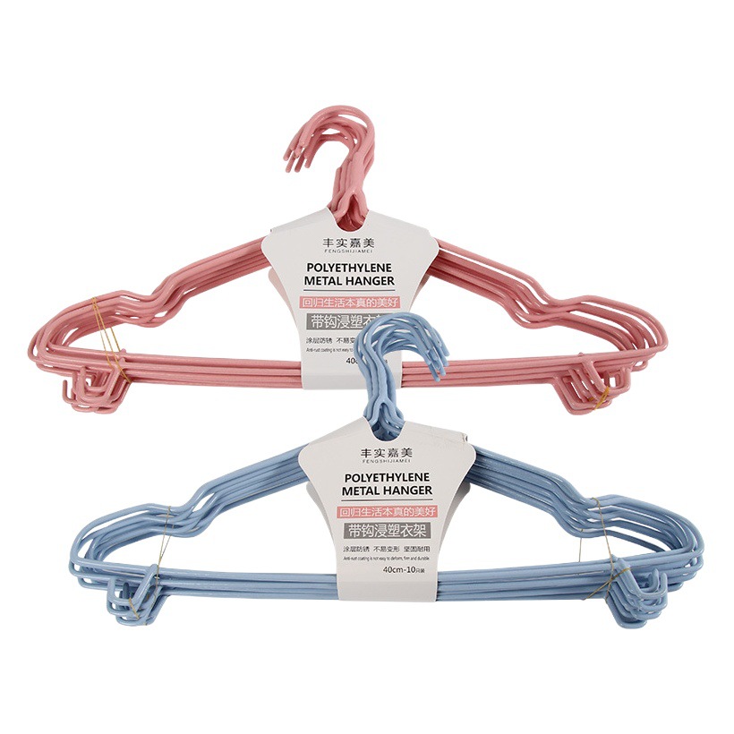 Ropa Rack soporte percha de ropa percha revestida de plástico de las mujeres antideslizante hogar sin costura engrosada percha adulto al por mayor