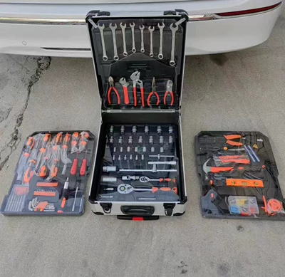 187-Piece Set 399Pc Auto Repair Combination Tool Set Professional Auto Maintenance Car Socket Car Repair Set (Mühərrik tənzimləmə alətləri) - 187-standard-style-plastic-cover-style