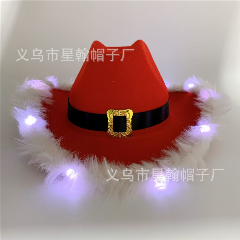 Estrellas americanas y rayas cinta vintage alto sombrero mago etapa rendimiento Festival fieltro paño recto sombrero alto