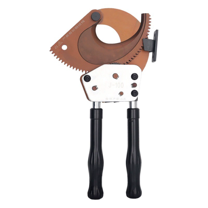 Ножницы для стрижки кабеля с трещоткой J40J52J75J95J100 ручная Шестерня стальная прядь кусачки Кабельные ножницы