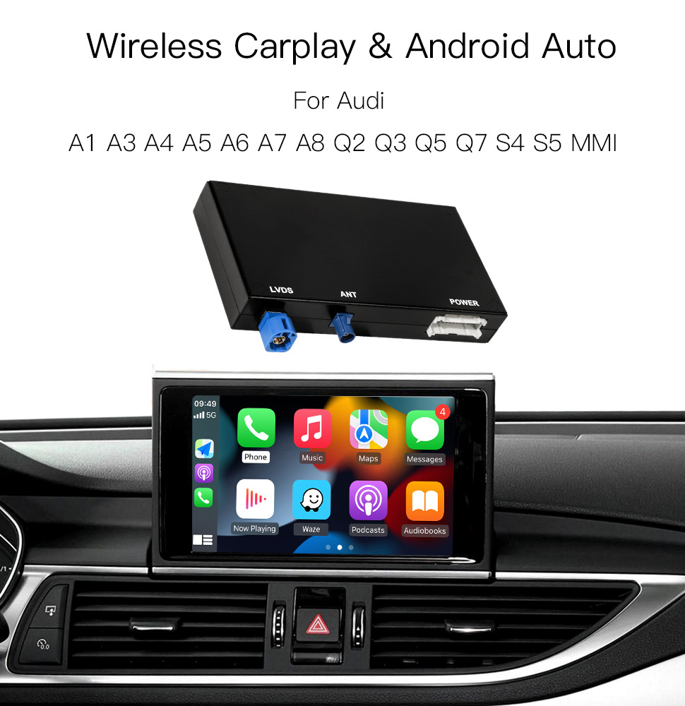 Suitable for Audi Wireless Carplay Module A1 A3 A4 A5 A6 A7 A8 Q1 Q2 Q3 Q5 Q7