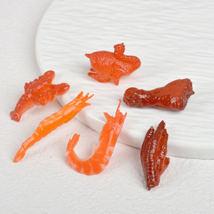 5cm Artificial Food Model Miniature Braised Pig Trotters Doll House Play Food Play Kitchen Toy Accessories
