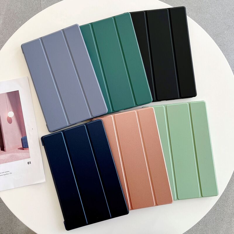 Applicable to Samsung Galaxy Tab A8 2021 S8 S7 A9 + tri-fold honeycomb soft case liquid protective case