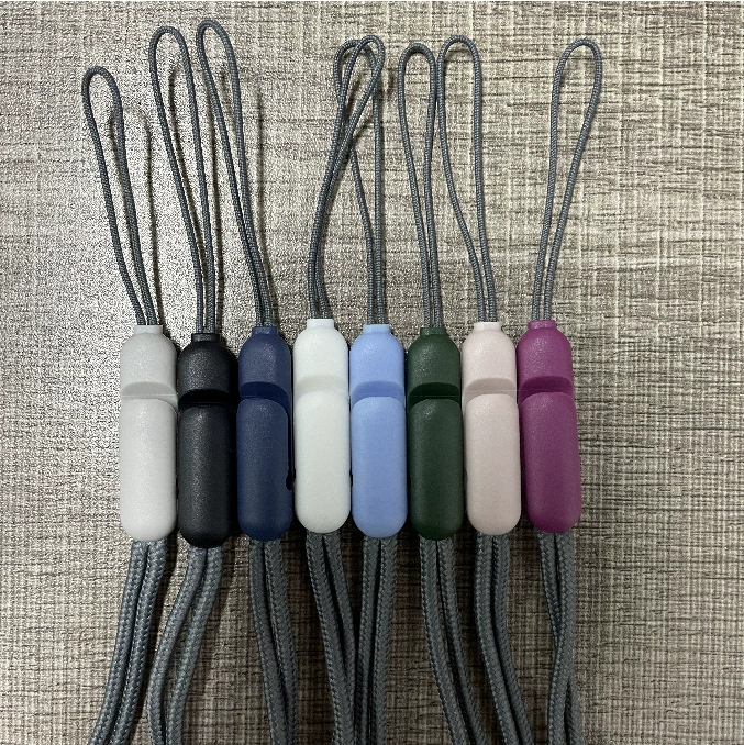 Защитный чехол (Apple) AirPods Pro 2 — TPU-накладка с интегрированной карабиной, прозрачные цвета