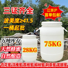 75公斤大桶装蜂蜜纯正天然洋槐蜜百花土蜂蜜荔枝蜜龙眼蜜工厂直发