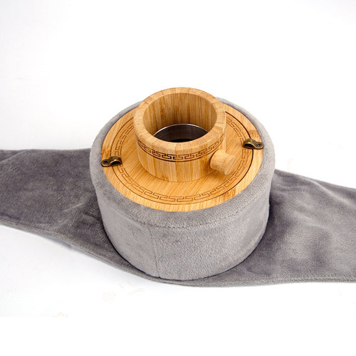 Smokeless large moxibustion box, temperature controlled portable moxibustion household waist and abdomen wooden fumigator moxibustion jar warm moxibustion treasure wholesale