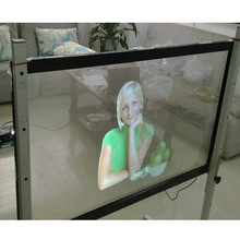 韩国全息膜3D全息投影膜透明膜互动双面幻影成像膜橱窗背投膜