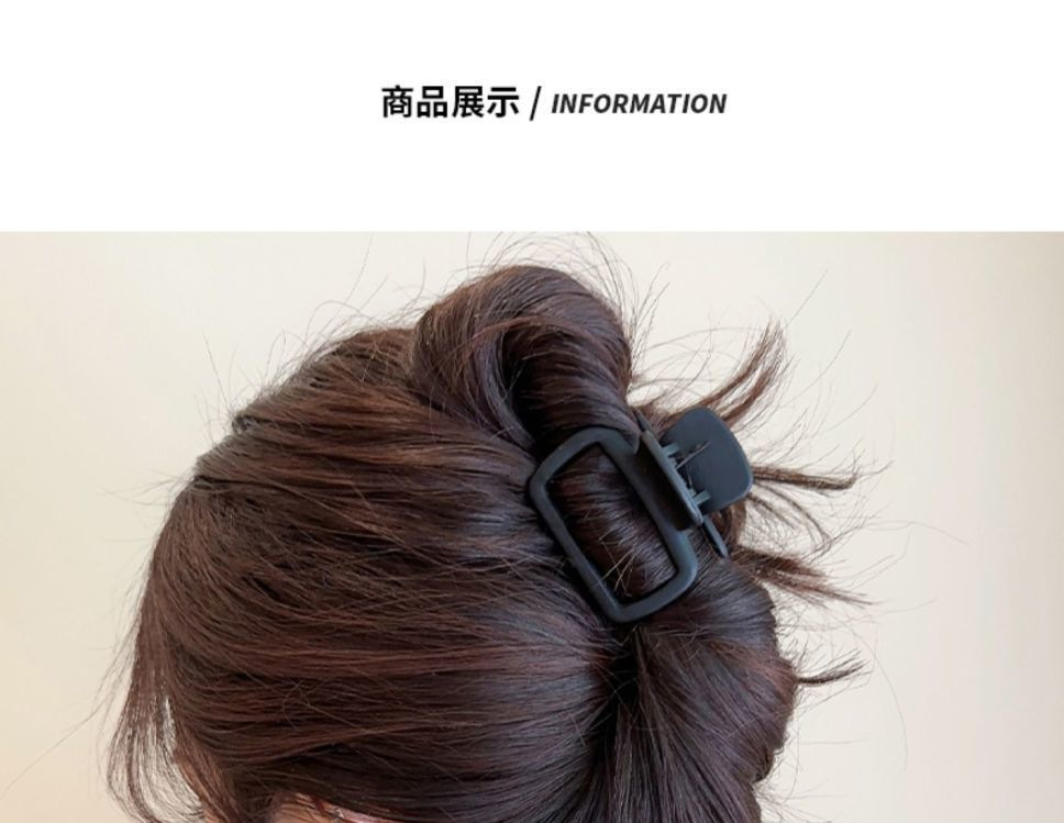 秋冬 小抓夹适合发量少的发饰方形小号抓夹女成人后脑勺半扎发卡-阿里巴巴