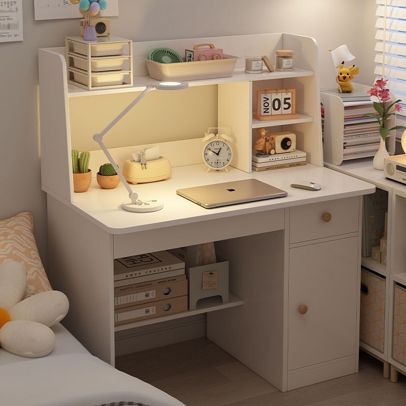 Multifunctional Desk Student Homework Writing Desk Home Bedroom Dormitory Bookshelf Computer Desk Primary and Secondary School Student Study Table