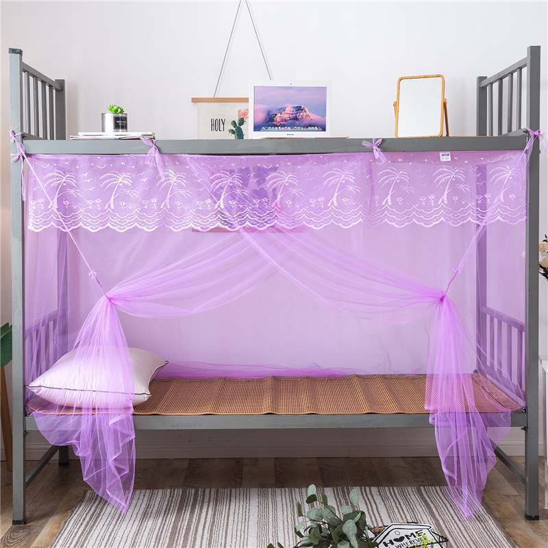 dormitorio de mosquiteros de estudiantes 1 m arriba y abajo de la cama superior a prueba de polvo 1.2 m dormitorio doméstico mosquiteros de cama doble de 1.8 m