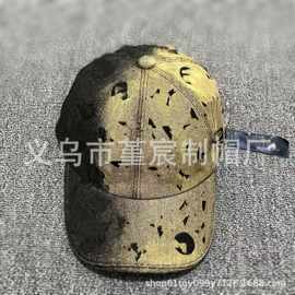 高品质渐变牛仔棒球帽时尚欧美满印外贸跨境鸭舌帽男女同款鸭舌帽