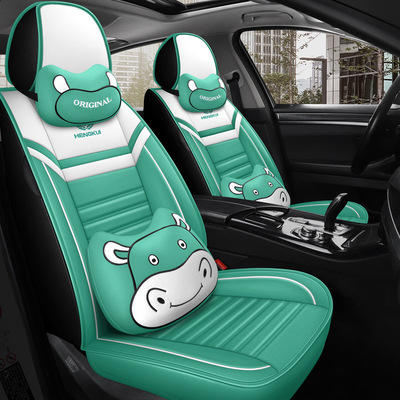 新款帝豪gs gl远景X3X6金刚博越SUV汽车座套全包皮革四季通用坐垫