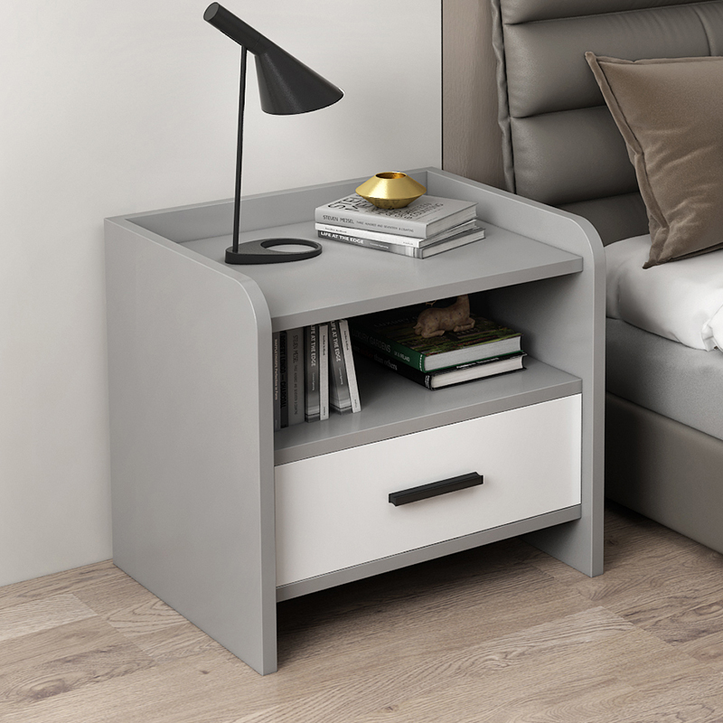 ☆★라이트 그레이 화이트 싱글 드로우 길이 40 x 너비 40 x 높이 47☆★