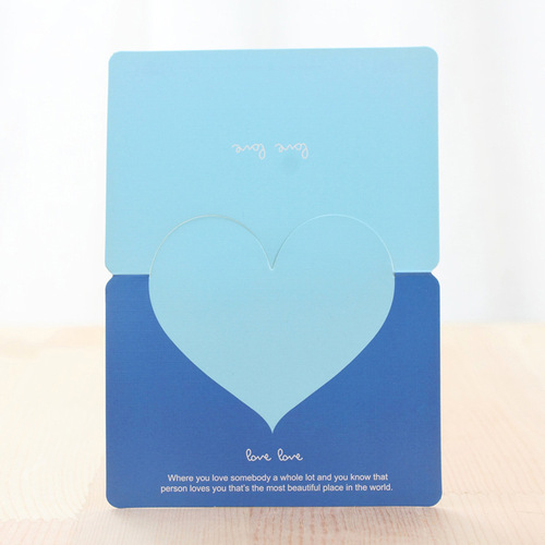 Creative Universal Love Greeting Cards Valentine's Day Blessings Small Cards Birthday Greeting Cards Small Gift Cards Postcards Wholesale