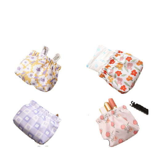 Waterproof shrapnel printed storage bag new cosmetic bag to carry key lipstick mini storage coin purse