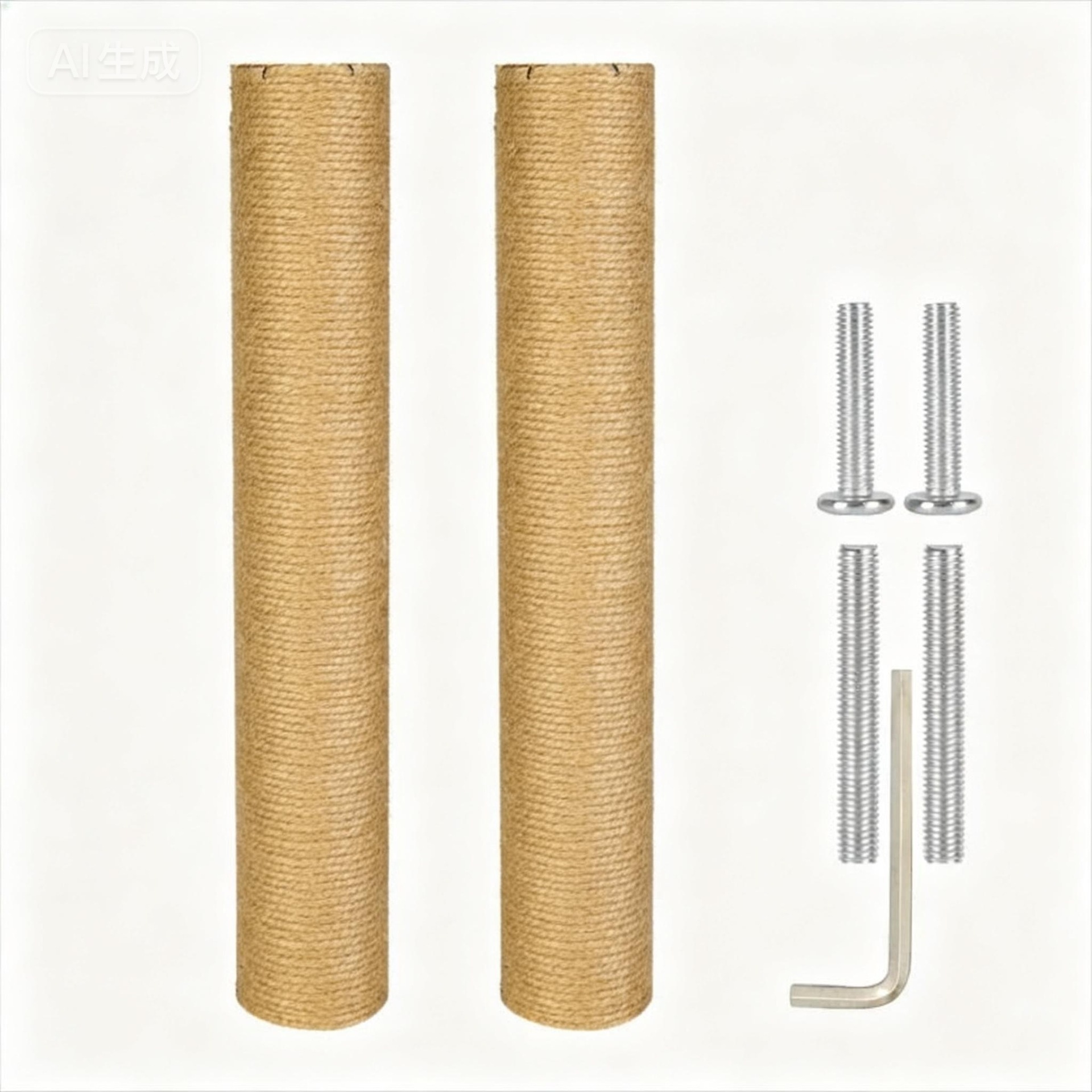 Includes 2 screws, direct supply for cat climbing frame sisal post DIY materials and accessories, pet supplies Y