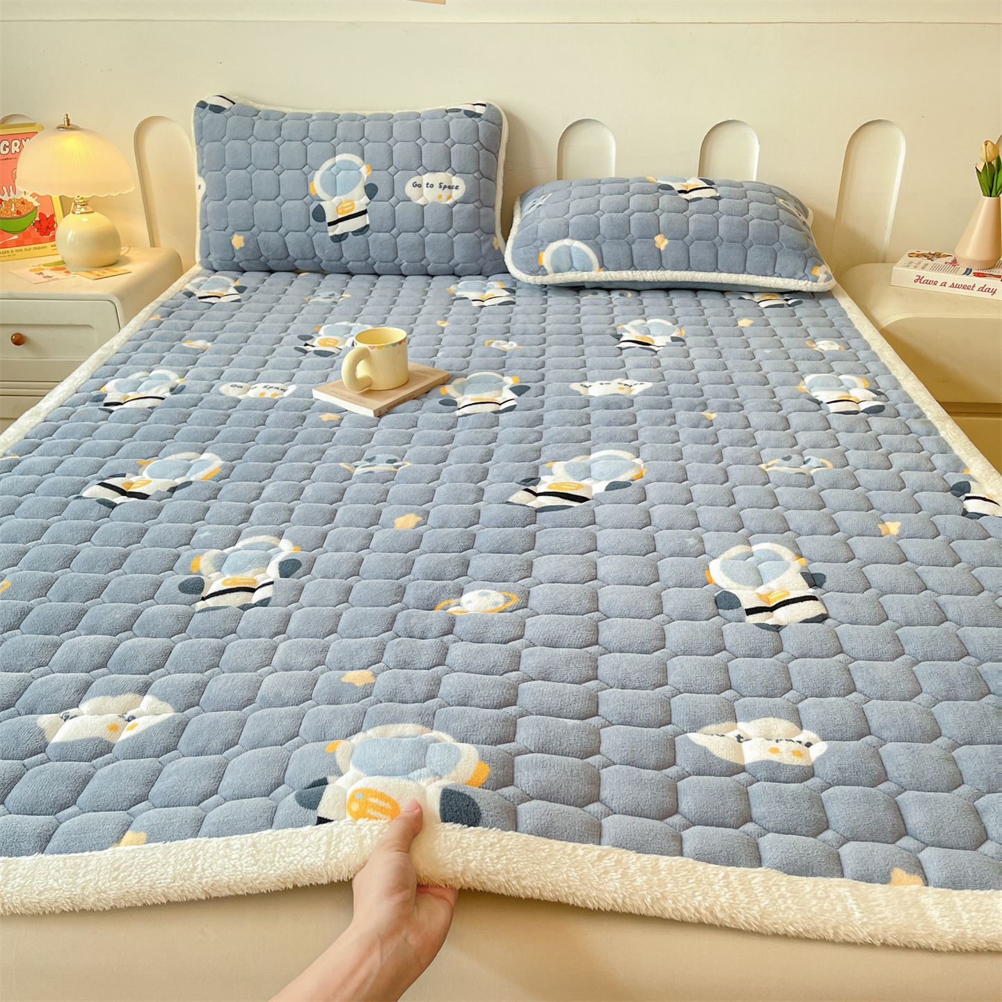 꼬마 우주비행사 [미끄럼 방지, 정전기 방지, 축열 및 보온]