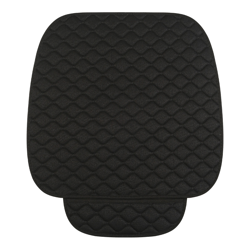 (2개) 국경 간 카시트 쿠션 사계절 통기성 비 슬립 단일 3 피스 린넨 유니버설 시트 쿠션 제조업체를 대신하여