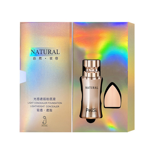 Peilan Poetry Light Sensation Concealer Foundation, Red Carpet Hydrating Foundation, Long-Lasting Concealing Foundation