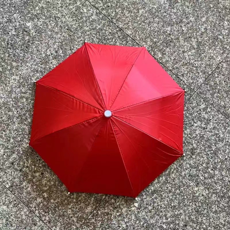 Sombrero-paraguas para niños, de plástico, para hogar, viajes o actividades al aire libre, venta directa de fábrica