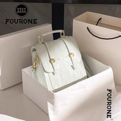 FOUR ONE 高級質感の新しいニッチ多用途バックパック軽量カレッジスタイルシンプルなショッピング小さなバックパック
