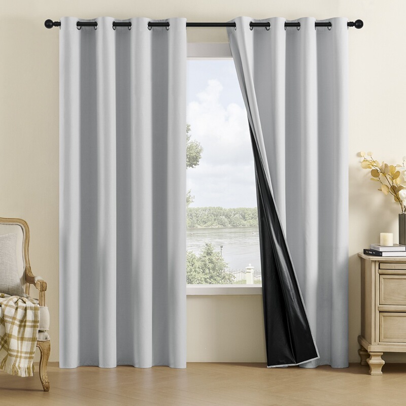 100% Blackout Curtains for Dropshipping, Export to Amazon and Temu, Lightweight Pongee Coated Finished Curtains for Living Room, Wholesale 100% Blackout Curtains for Dropshipping, Export to Amazon and Temu, Lightweight Pongee Coated Finished Curtains for Living Room, Wholesale