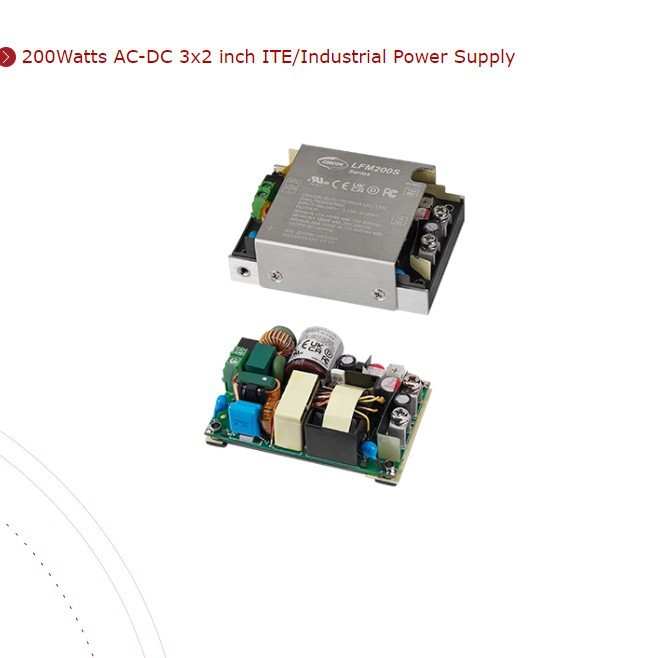CINCON开放式开关电源LFM200S150B LFM200S240B LFM200S280B