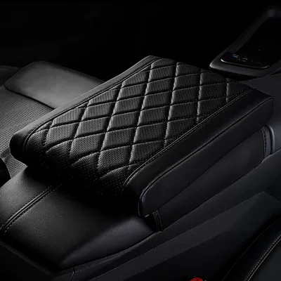 Suitable for Honda Civic Accord Yishipai Armrest Box Pad Memory Foam Central Armrest Box Heightening Protective Pad (Armrest box pad) - memory-foam-heightening-armrest-pad-black