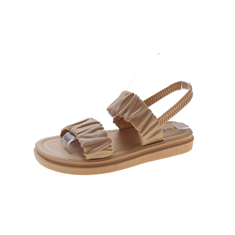 Sandalias de Mujer Sandalias planas de celebridades de Internet personalizadas 2024 nuevas Sandalias cómodas de moda al aire libre de verano de moda para mujeres