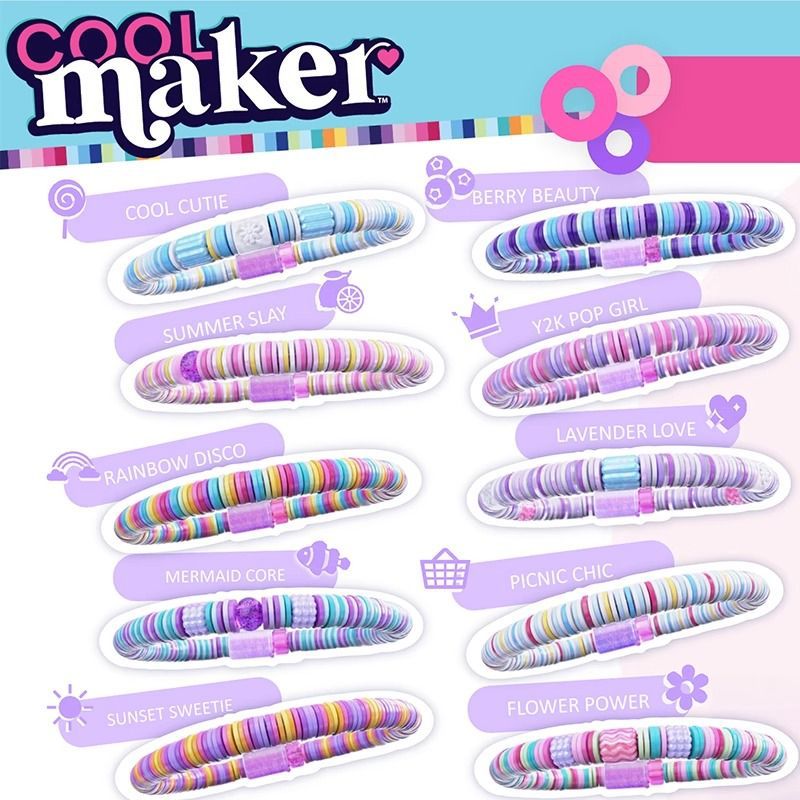 Spot Spinmaster Cool Fan String Baby Bracelet Maker Girls DIY Hecho a mano Coleccion de joyas de cuentas image 4