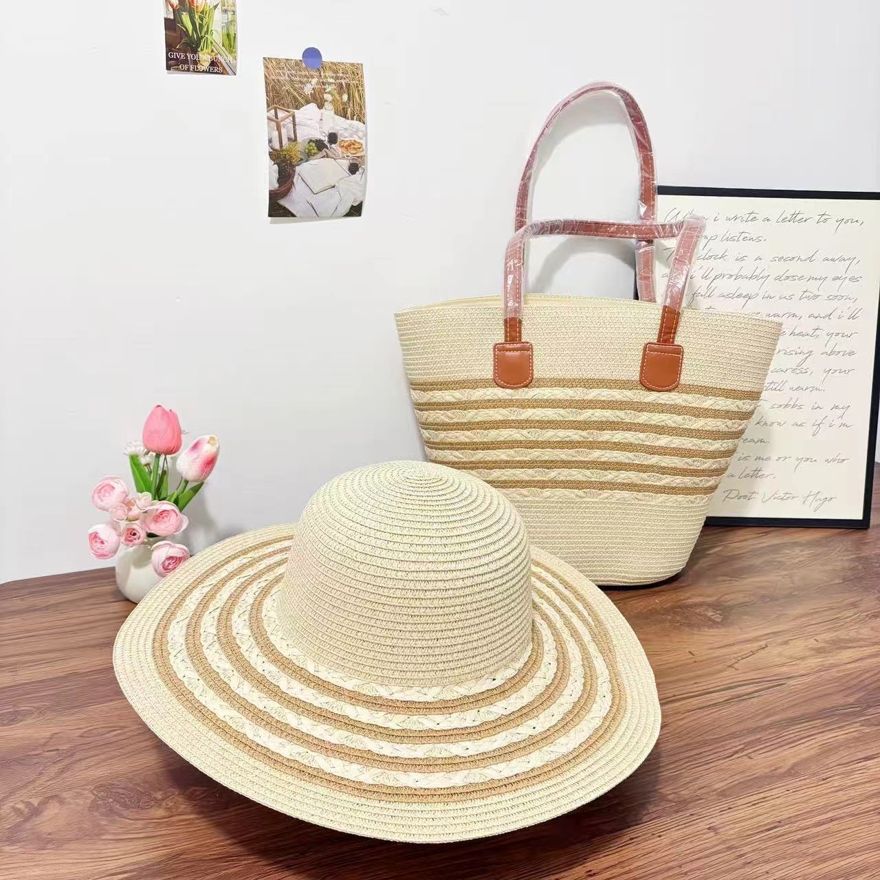 5가닥 땋기 - 황백색 혼합카드