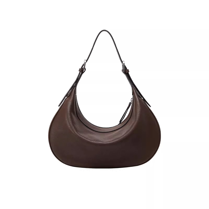 2026 New Vegetable-Tanned Sheepskin Crescent Hobo Bag Simple Casual Versatile Commuter Crossbody Shoulder Underarm Bag For Women - Thumbnail 2