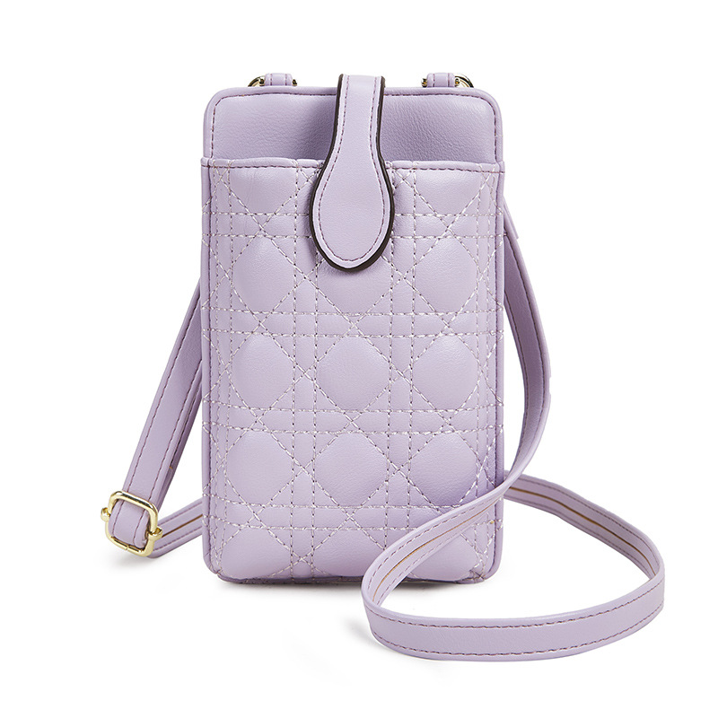 Mini bolso pequeño 2024 verano nuevo universal portátil Japón y Corea del Sur hilo bordado mujer mensajero cuello colgante bolso monedero