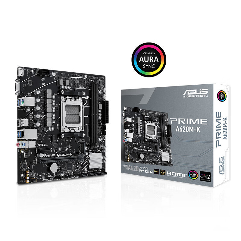Suitable for Asus Prime A620M-K Motherboard Supports Ddr5 Cpu 7700X/7600X (Amd